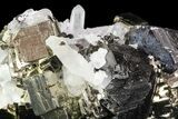Sphalerite, Pyrite and Quartz Association - Peru #72594-2